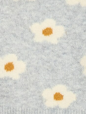 Pull en maille à motif fantaisie