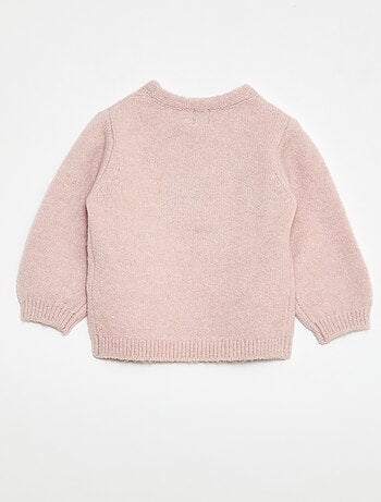 Pull en maille à motif fantaisie