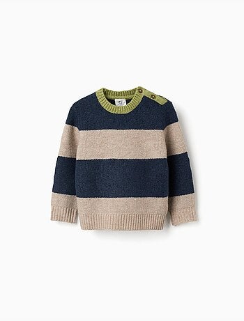 Pull en maille à rayures