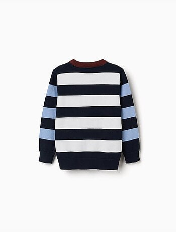 Pull en maille à rayures