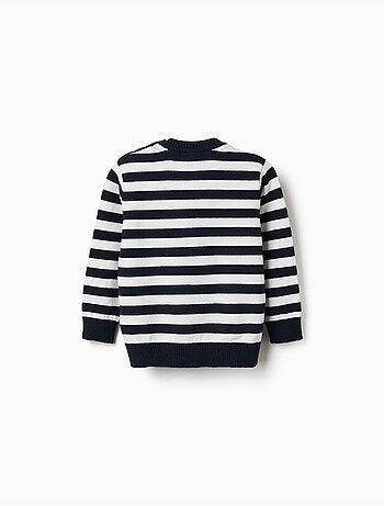 Pull en maille à rayures
