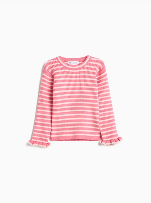 Pull en maille à rayures, mo fashion - Kiabi