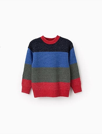 Pull en maille à rayures