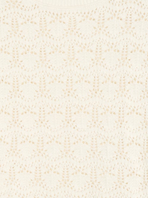 Pull en maille ajourée - Kiabi