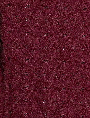 Pull en maille ajourée