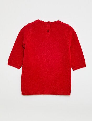 Pull en maille avec animation jacquard