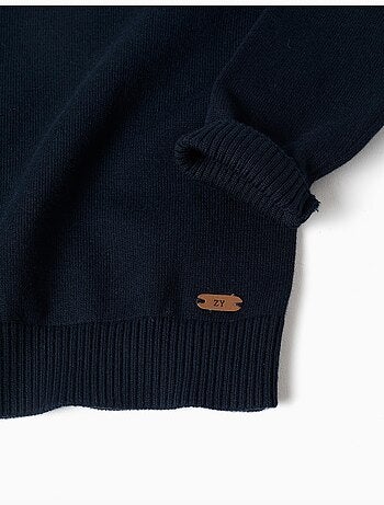 Pull en maille avec boutons sur l'épaule