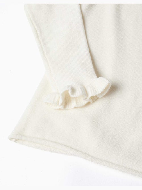 Pull en maille avec nœud jacquard - Kiabi