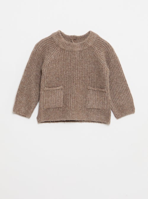 Pull en maille chaude - Kiabi
