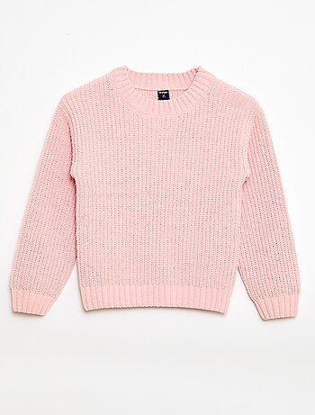 Pull en maille chenille