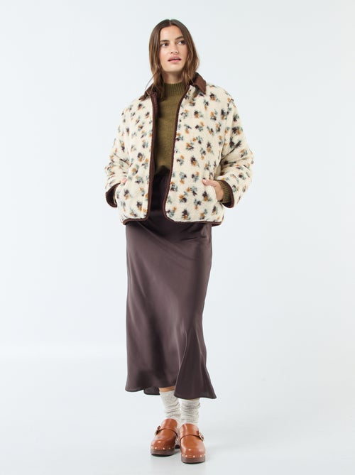 Pull en maille col montant - Kiabi