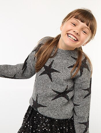 Pull en maille col rond