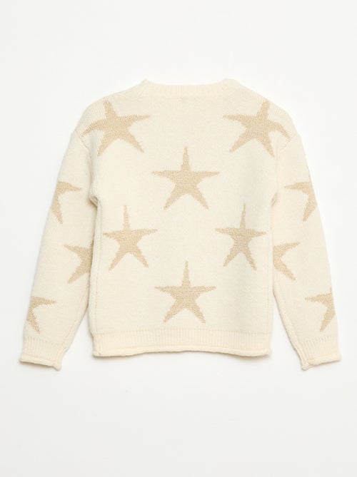 Pull en maille col rond - Kiabi