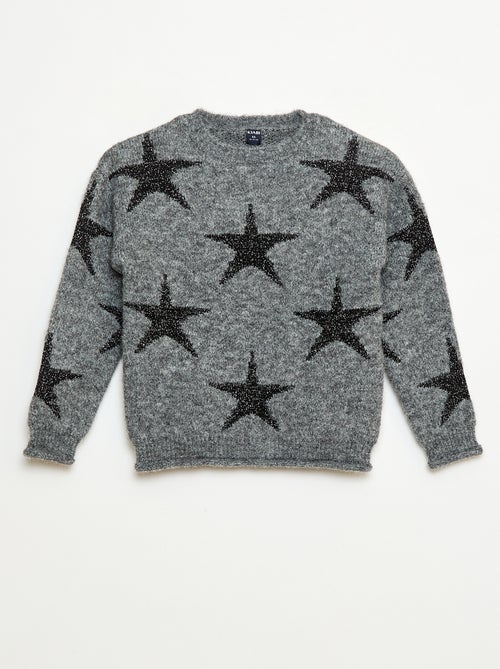 Pull en maille col rond - Kiabi