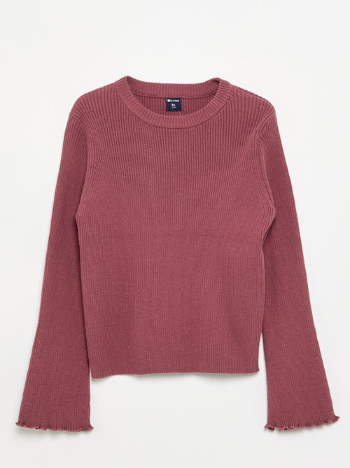 Pull en maille côtelée - Kiabi Pull en maille côtelée - Kiabi