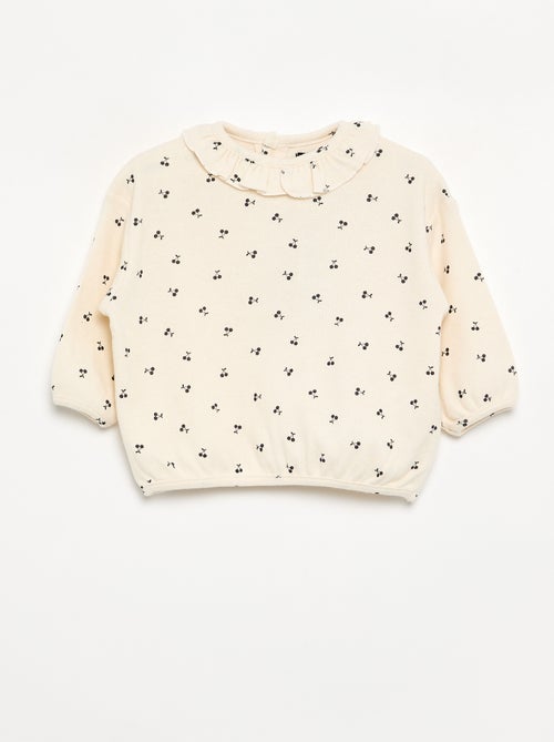 Pull en maille doudou - Kiabi