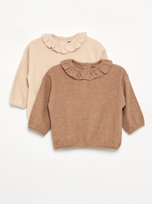 Pull en maille doudou - Kiabi