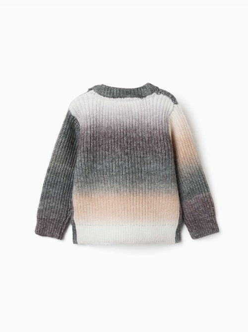 Pull en maille épaisse avec effet dégradé - Kiabi