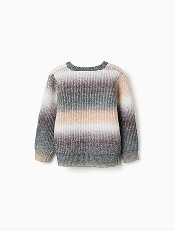 Pull en maille épaisse avec effet dégradé