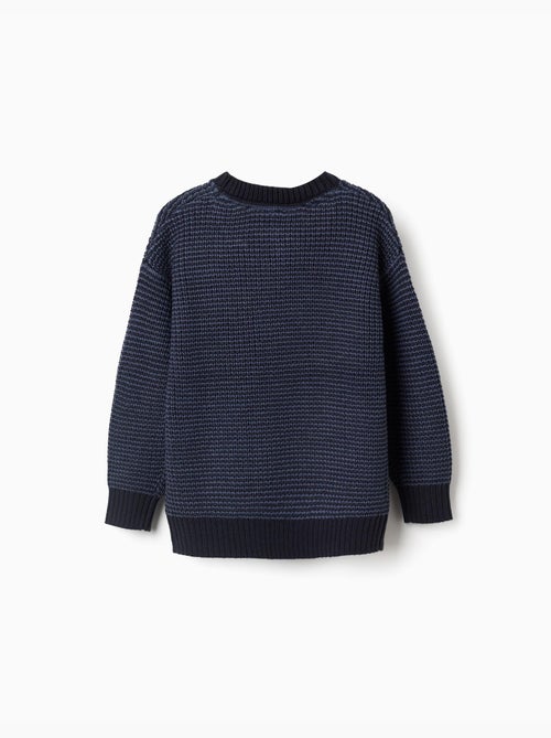 Pull en maille épaisse avec épaules tombantes - Kiabi