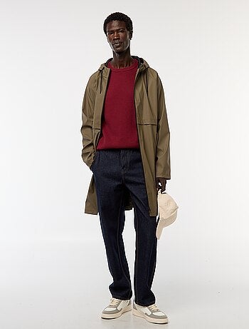 Pull en maille fantaisie à col rond