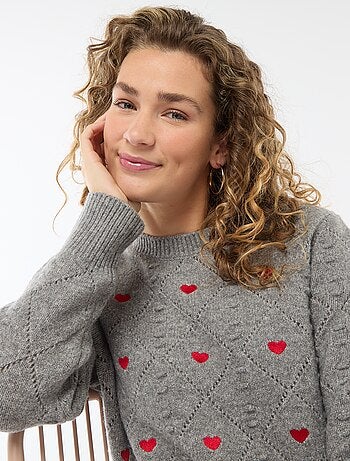 Pull en maille fantaisie