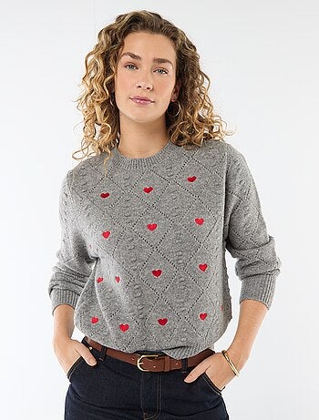 Pull en maille fantaisie
