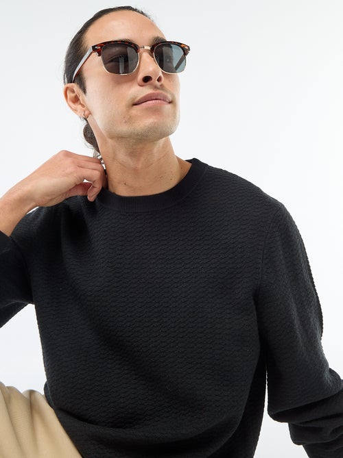 Pull en maille fantaisie - Kiabi