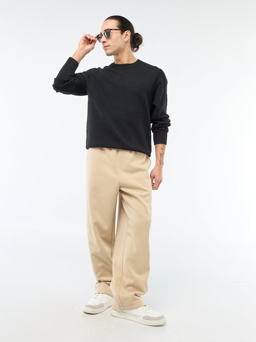 Pull en maille fantaisie - Kiabi