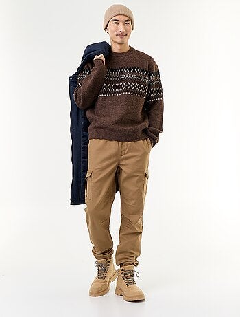 Pull en maille grosse jauge - Noël