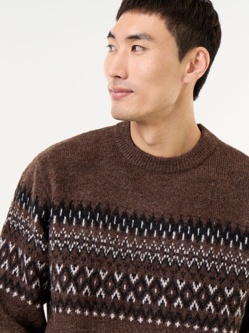 Pull en maille grosse jauge - Noël - Kiabi Pull en maille grosse jauge - Noël - Kiabi