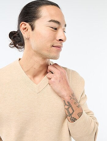 Pull en maille grosse jauge