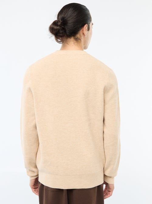 Pull en maille grosse jauge - Kiabi