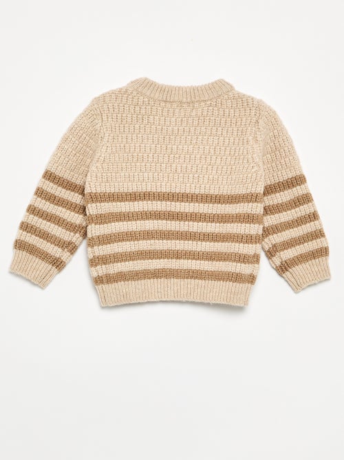 Pull en maille grosse jauge - Kiabi