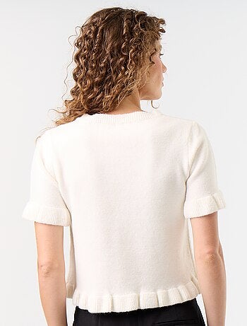 Pull en maille grosse jauge