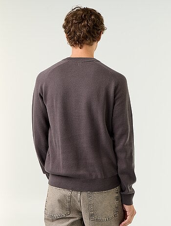 Pull en maille grosse jauge
