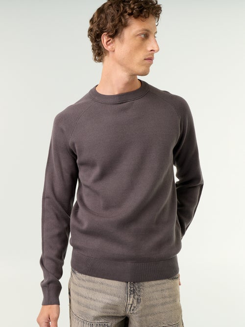 Pull en maille grosse jauge - Kiabi