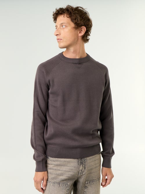 Pull en maille grosse jauge - Kiabi