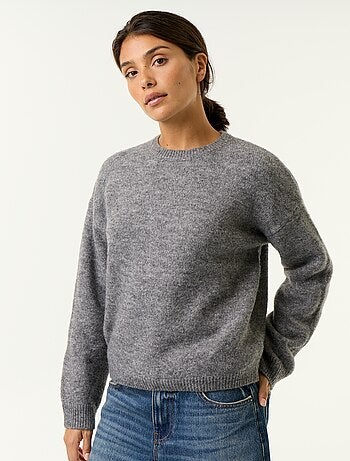 Pull en maille grosse jauge