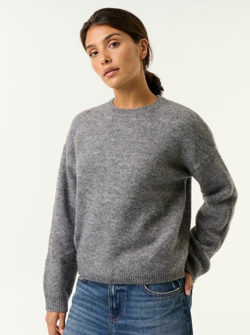Pull en maille grosse jauge - Kiabi