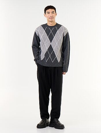 Pull en maille grosse jauge