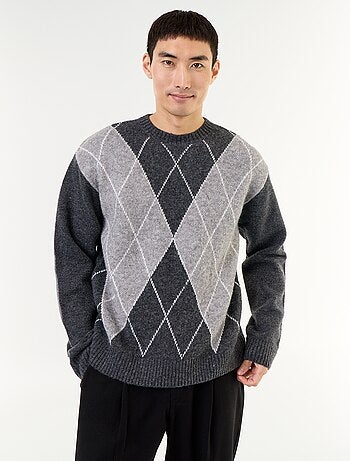 Pull en maille grosse jauge