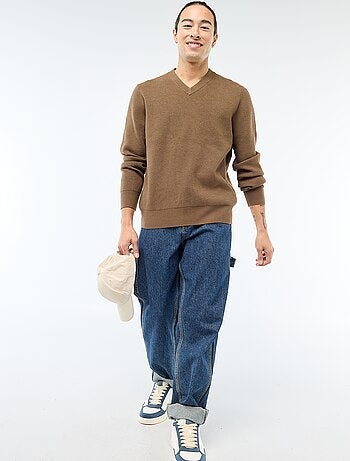 Pull en maille grosse jauge