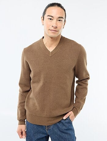 Pull en maille grosse jauge