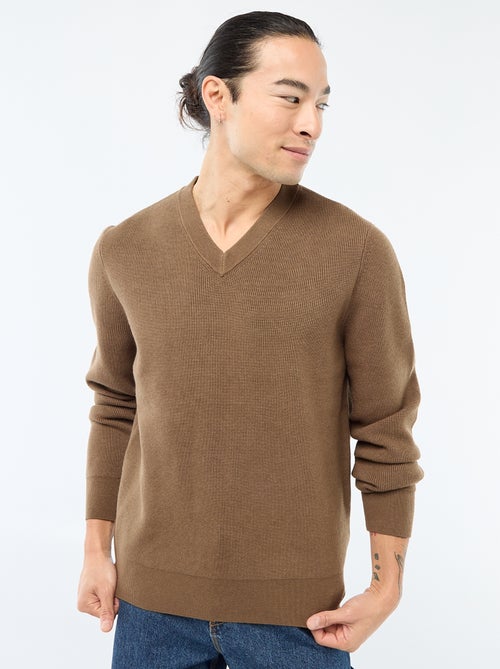 Pull en maille grosse jauge - Kiabi
