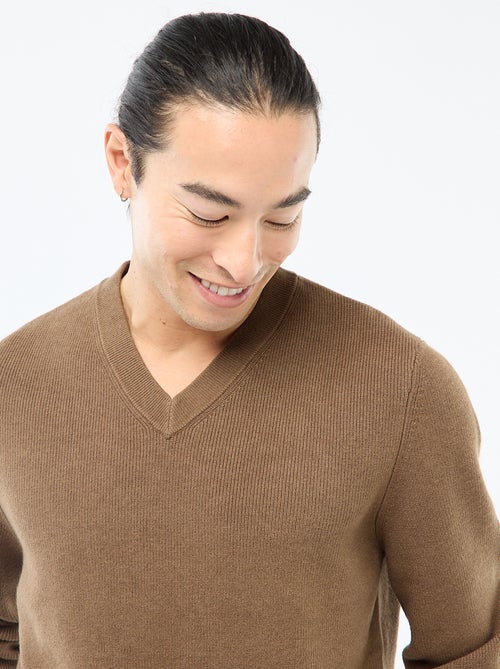 Pull en maille grosse jauge - Kiabi