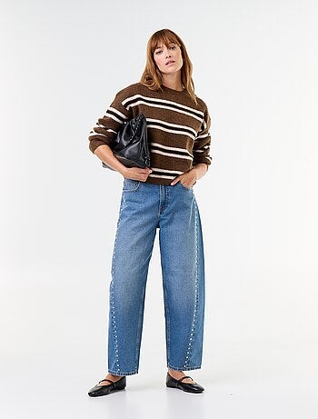 Pull en maille grosse jauge