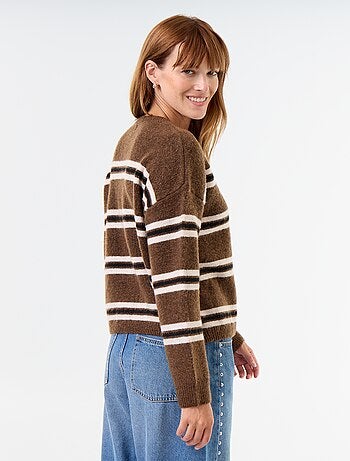 Pull en maille grosse jauge