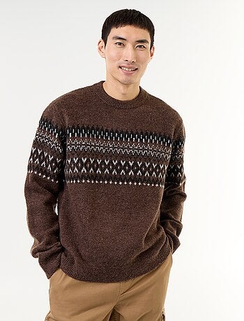 Pull en maille grosse jauge