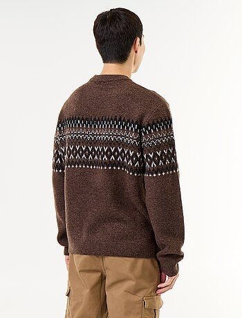 Pull en maille grosse jauge